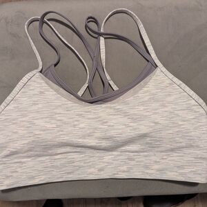 Women's Gray Sports Bra